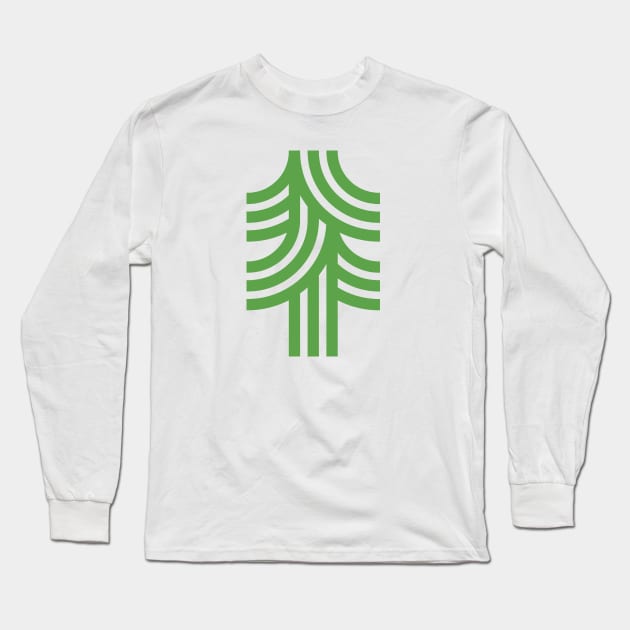 Simple Tree Long Sleeve T-Shirt by sombreroinc